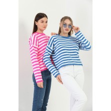 Angora Çizgili Kazak