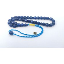 İskeçe Tesbih Junaid Hasan Usta Eseri Eski Usül 12 Kat Ipe Dizilmiş Antik Model Sıkma Kehribar Sertifikalı 6824