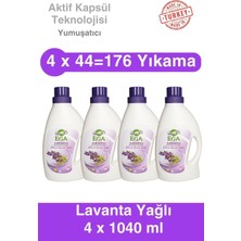 Ega Aktif Kapsül Teknolojili Lavanta Çamaşır Yumuşatıcısı 4 x 1040 ml 176 Yıkama