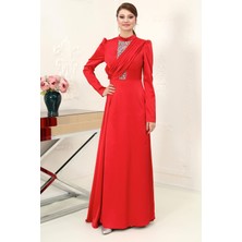 Modaviki Zen Abiye Kırmızı SN64