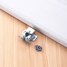 2Guoyang 4 Adet Gümüş 4 Adet Itme Açık Yakalama Kapı Mandalı Mutfak Dolabı Dokunmatik Serbest Çekme Çekmece Dolap Kilidi Sürgüler Cıvata Kendinden Kilitli Kapı E mme Ev (Yurt Dışından)