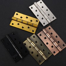 2Guoyang Gümüş 2 Adet 5 Inç 3 mm Istikrarlı Dolap Kapı Menteşesi Ince Bilyalı Rulmanlar Anti-Pas Mobilya Donanım Kullanışlı Windows Menteşe Ahşap Kutu Menteşe (Yurt Dışından)
