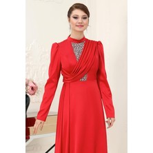 Modaviki Zen Abiye Kırmızı SN64