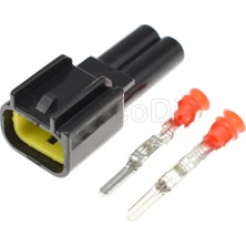 2Guoyang Erkek Set 1 Takım 1-20 Kiti Furukawa Blakc 2 Pin Yollu Erkek Dişi Yüksek Gerilim Ateşleme Bobini Fiş Konnektörü Ford Focus Fw-C-2m-B Fw-C-2f-B (Yurt Dışından)