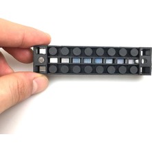 2Guoyang TB1505 1 Adet 600 V 15A TB1503 TB1504 TB1505 TB1506 TB1508 TB1510 TB1512 Pozisyonları Vidalı Elektrik Kablosu Bağlantı Bariyer Terminali Şeridi (Yurt Dışından)