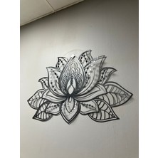 Artopia Lotus - 3D Mandala Lotus Metal Duvar Dekoru -  Dekoratif Tablo - Ev ve Ofis Duvar Dekorları