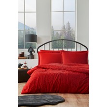 Özdilek Geometrik Çift Kişilik Jakarlı Saten Nevresim Takımı