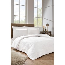 Özdilek Geometrik Çift Kişilik Jakarlı Saten Nevresim Takımı