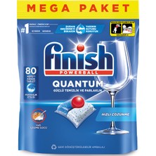 Finish Quantum 80 Kapsül Bulaşık Makinesi Deterjanı Tableti