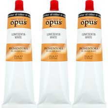 Opus Yağlı Boya 170ML 3AD Işık Beyazı Lumesentia White Pigmentora Oil Colour Serie