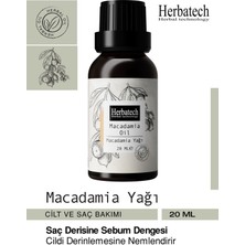 Macademia Yağı 20ML Saç Bakımı Cilt Bakımı Etkili