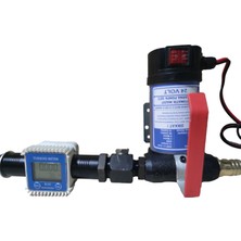 Düzey Düzey/24 Volt Mazot Aktarma Pompası & K24 Dijital Sayaç Seti (Litre Ölçme)