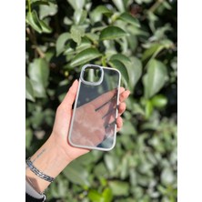 Ome Glass Series Apple iPhone Premium Şeffaf Kılıf | Renkli Çerçeve