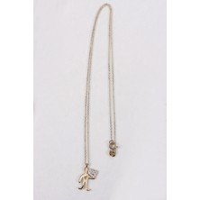 Çelikoğlu Kuyumculuk 8 Ayar Altın Kalpli Kolye 1,51 gr