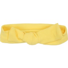 Bebegen Kız Bebek Sarı Düğümlü Fitilli Bandana