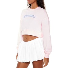 F21 Prenses Baskılı Sweatshirt