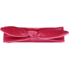 Bebegen Kız Bebek Fuşya Kendinden Bağlamalı Kadife Bandana