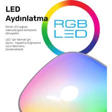 Npo Ihome 400ML Rgb Renkli Aromaterapi Difüzör ve Ultrasonik Hava Nemlendirici buhar makinesi