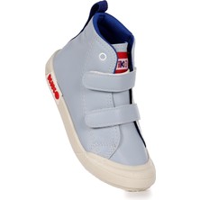 Kiko Kids Garf Günlük Cırtlı Erkek Çocuk Bot Ayakkabı Mavi