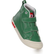 Kiko Kids Garf Günlük Cırtlı Erkek Çocuk Bot Ayakkabı Yeşil
