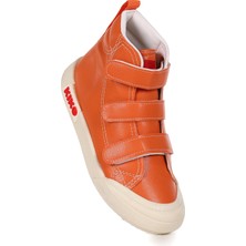 Kiko Kids Garf Günlük Cırtlı Erkek Çocuk Bot Ayakkabı Turuncu