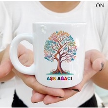 Aşk Ağacı Dayanıklı ve Şık Kişiye Özel Kupa Bardaklar