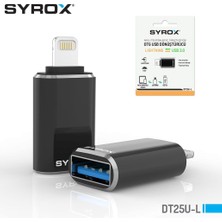 Syrox iphone Lightning To Usb 3.0/A 480Mbps Çevirici Dönüştürücü Data Veri içindir Yeni Tip