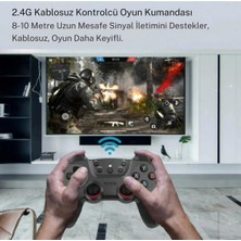 Joystick Gamepad Çiftli Tv Pc Uyumlu Oyun Konsolu 2.4g Gamepad Double Joystick Doungle