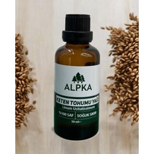 Alpka - %100 Saf, Keten Tohumu Yağı (50 Ml) Soğuk Sıkım