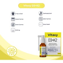 Vitavy D3K2 Vitamini Sprey 20 Ml 140 Puff