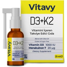 Vitavy D3K2 Vitamini Sprey 20 Ml 140 Puff