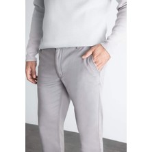 DeFacto Kışlık Kanvas Chino Pantolon Normal Kesim 4 Cepli Pamuklu Esnek Düz Paça C9440AX24AU