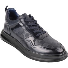 Marcomen 20141 Lacıvert Sneaker Derı Ayakkabı