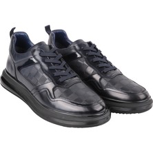 Marcomen 20141 Lacıvert Sneaker Derı Ayakkabı