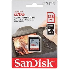 Ultra 128GB Sdxc Memory Card 100MB/S