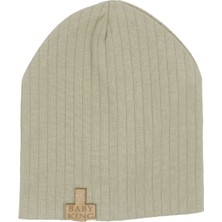 Bebegen Kız Bebek Sarı Fiyonklu Penye Bone