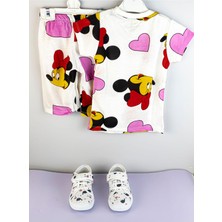 Çocuk Tişört Şort Takım Mickey Mouse 2-5 Yaş