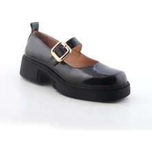 Kadın Oxford ( Klasik) RC-24K-093-R4444 John May Siyah Rugan