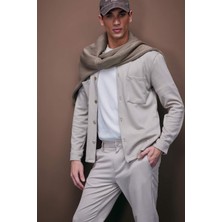 DeFacto Regular Fit Polo Yaka Gömlek Ceket D7243AX25SP