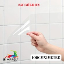 Rimafol Kendinden Yapışkanlı Mobilya Masa Koruma Folyosu Parlak Şeffaf 100 cm  x 1METRE