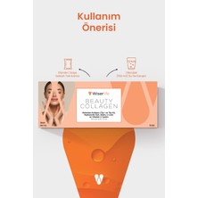 Wiserlife Beauty Collagen Hidrolize Kolajen Tip I-Iıı Hyaluronik Asit Glisin L-Lizin ve Vitamin C Içeren Takviye Edici Gıda 30 Saşe 2 Adet