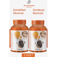 Wiserlife Curcumin Kurkumin ve Karabiber Ekstresi Içeren Takviye Edici Gıda 30 Kapsül 2 Adet