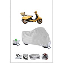 Yuki Gelato 125 Için Kilit Uyumlu Motosiklet Branda, Güvenli, Su Geçirmez Dayanıklı Kumaş