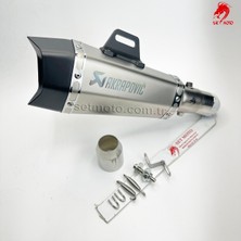 MOTORSIKLET EGZOZ YENI VERSIYON - GÜMÜŞ - SUSTURUCU SÖK TAK