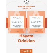 Wiserlife Easy Day L-Teanin Inositol Takviye Edici Gıda 30 Tablet 2 Adet