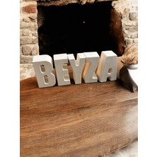 Bilby Beyza Yazılı Dekoratif Biblo