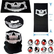 Motorcu Boyunluk Baf Buff Bandana 25X48 cm Model 7