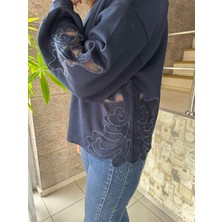 Leilaa Fisto Detaylı Modal Kumaş Sweatshirt