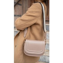 Dzc Kuzenler Avm Kadın Vizon Ayarlanabilir Çapraz Kolon Askılı Omuz Çantası