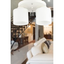 Begüsa Rana 2.li Tepsili Avize Beyaz